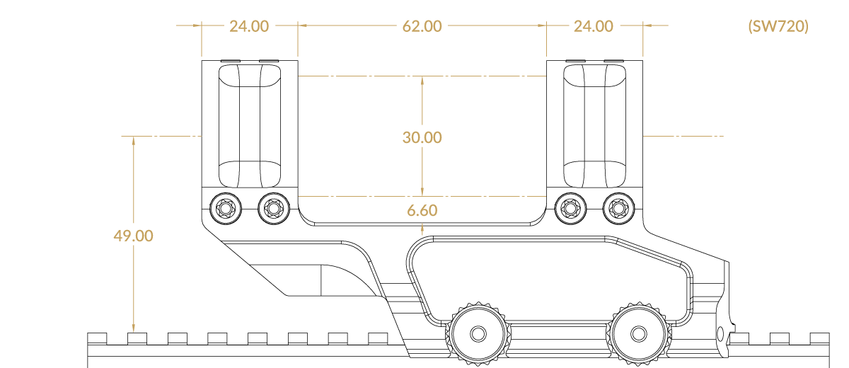 Scalarworks Leap scope mount diagram